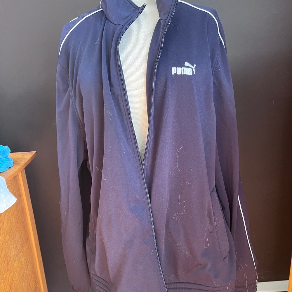 Puma Men's Performance Jacket - Navy Blue